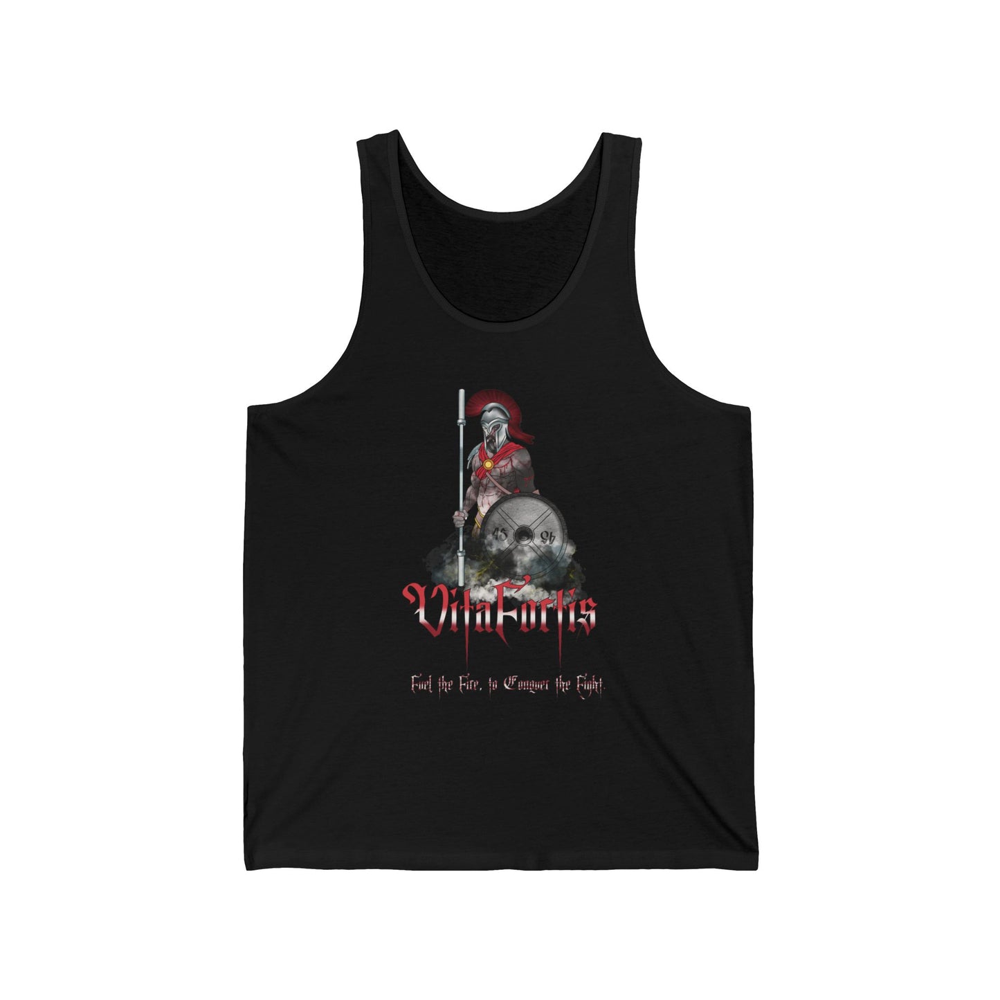 VitaFortis Classic Logo Tank Top – Fuel the Fire, To Conquer the Fight