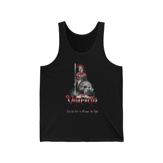 VitaFortis Classic Logo Tank Top – Fuel the Fire, To Conquer the Fight