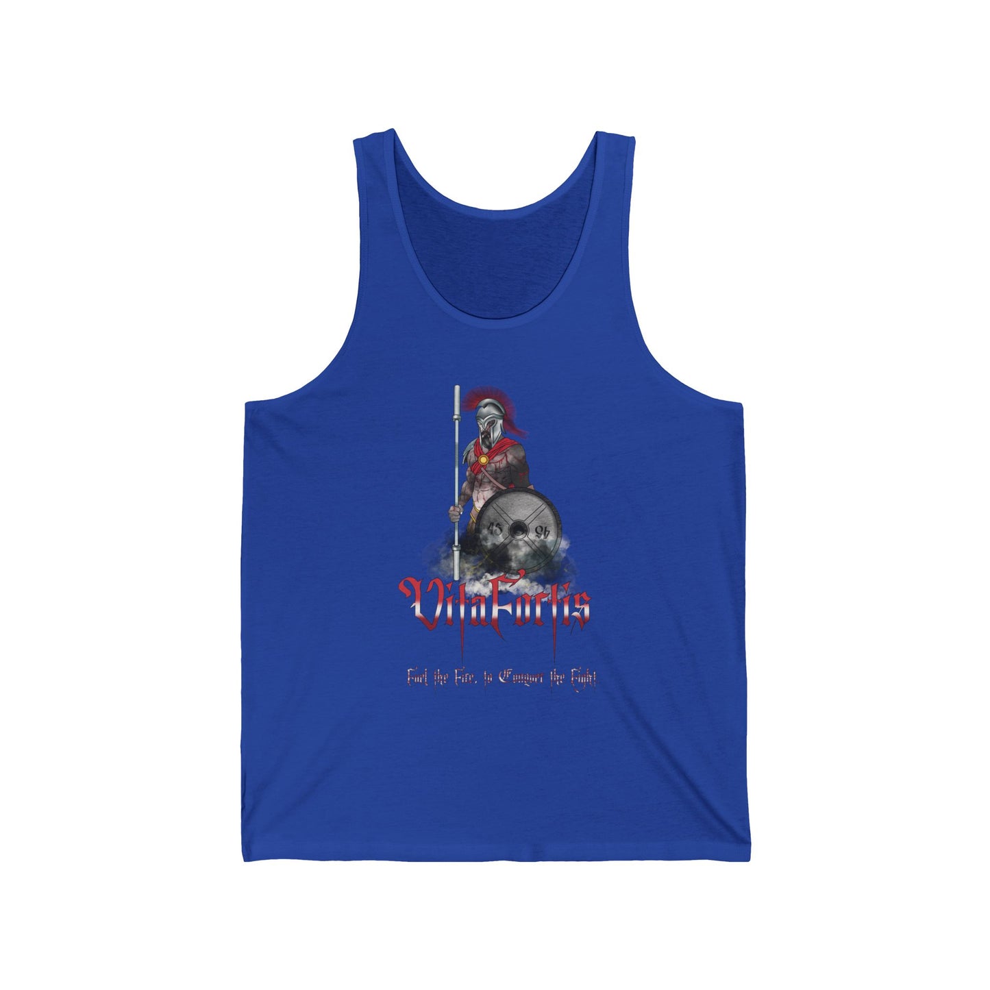 VitaFortis Classic Logo Tank Top – Fuel the Fire, To Conquer the Fight