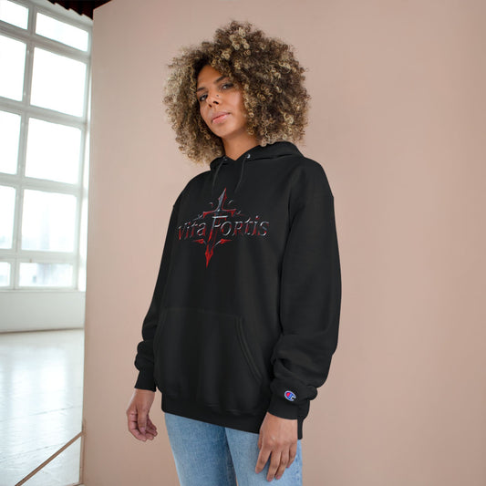 VitaFortis Signature Hoodie – Classic Logo, Clean Fit, All-Day Comfort | Unisex Pullover