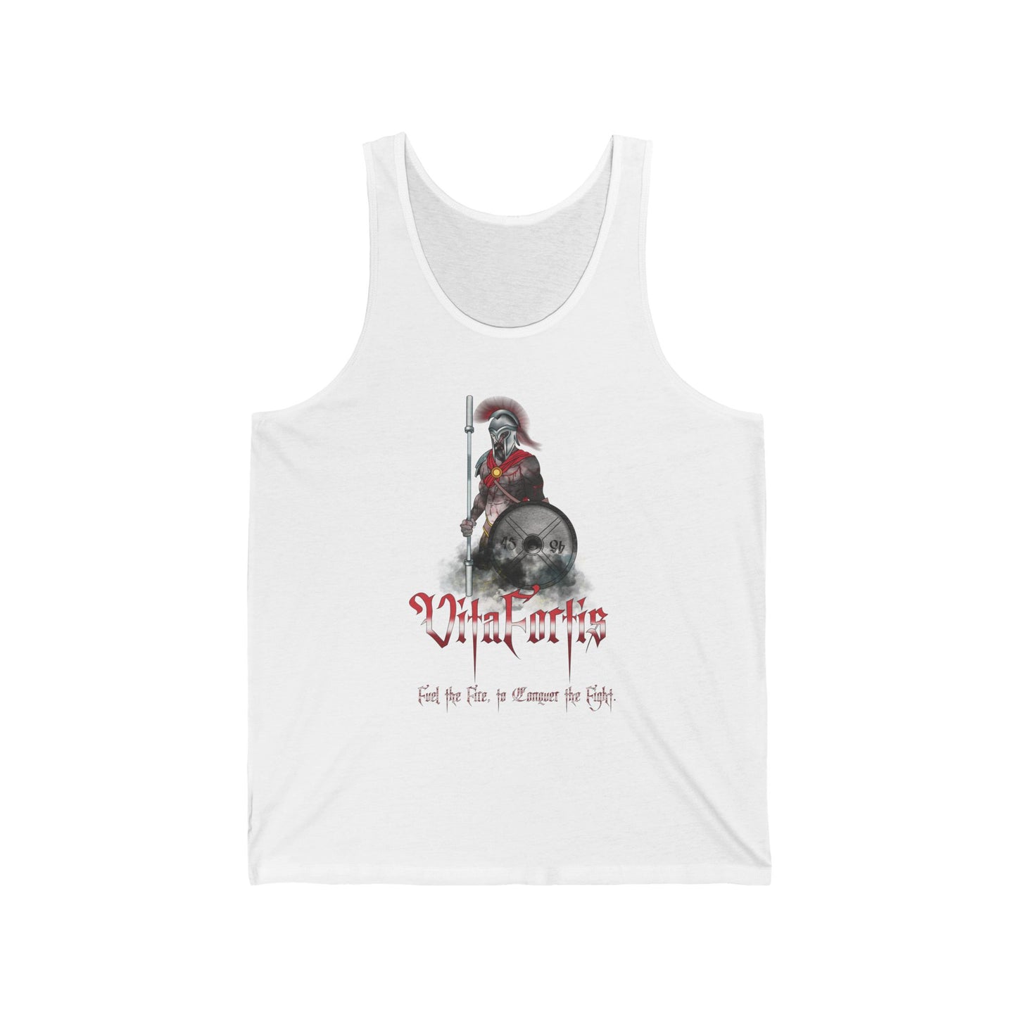 VitaFortis Classic Logo Tank Top – Fuel the Fire, To Conquer the Fight